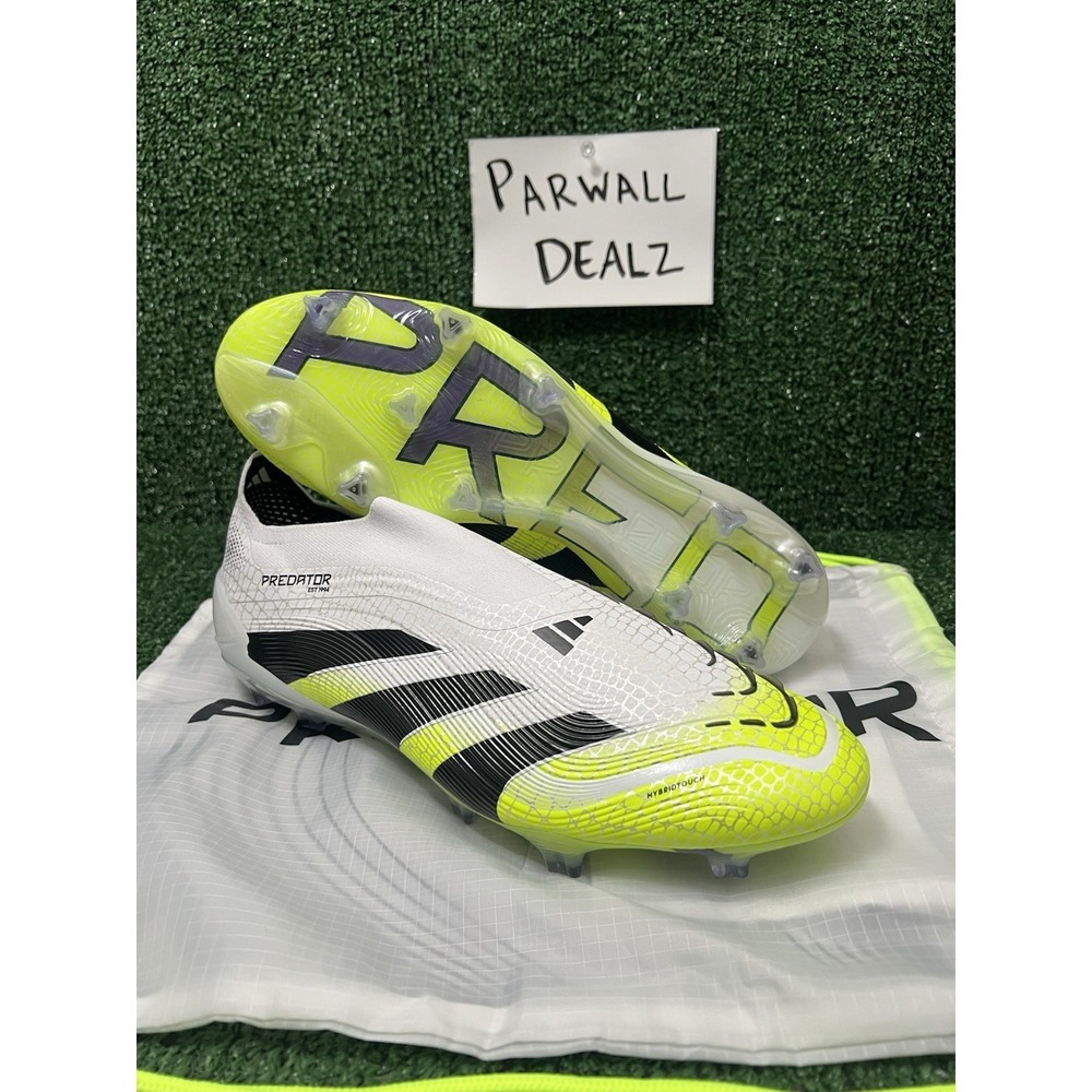 Adidas Predator Elite Laceless FG Soccer Cleats 'Radiant Pack' Men's 12 JI1075